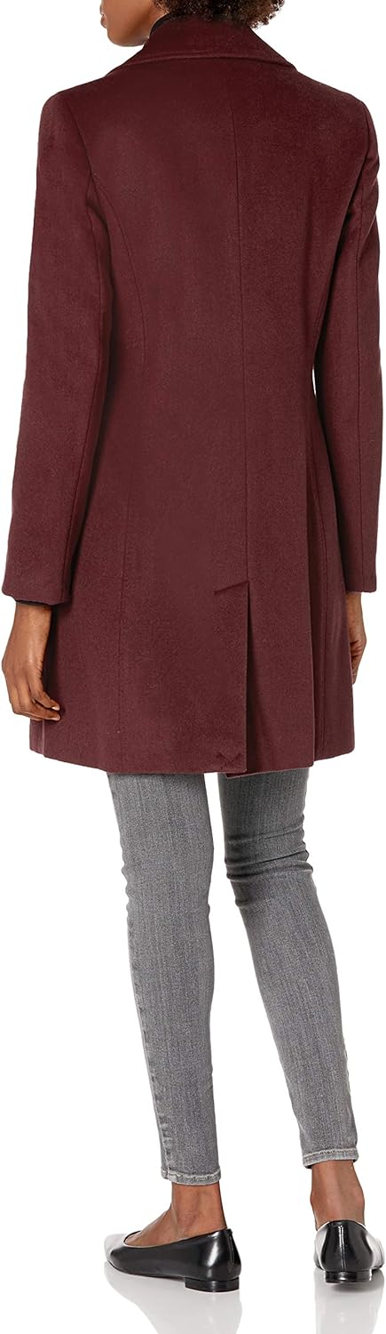 Calvin Klein Womens Classic Cashmere Wool Blend Coatchianti The Outerwear Shop 0629