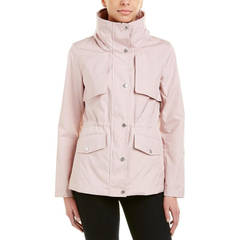 Cole Haan Women’s Short Packable Rain Jacket(Indigo) - The Outerwear Shop