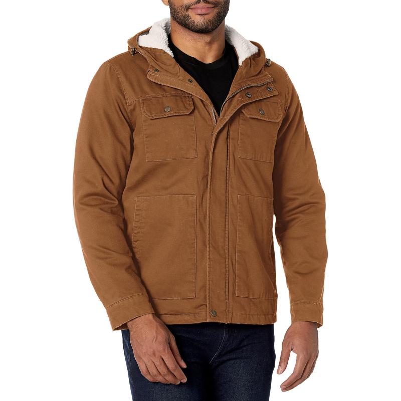 Levi’s Men’s Corduroy Utility Jacket(Worker Brown) - The Outerwear Shop